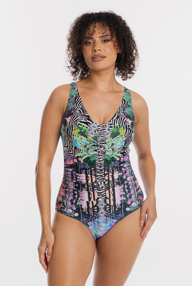 Gaia V Neck Ruched