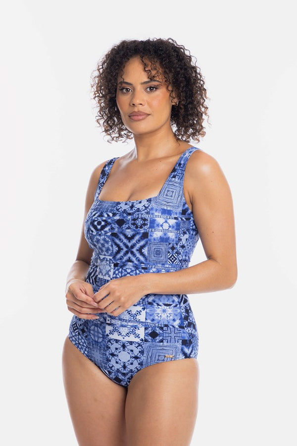 Oahu Square Neck Binding Chlorine Resistant