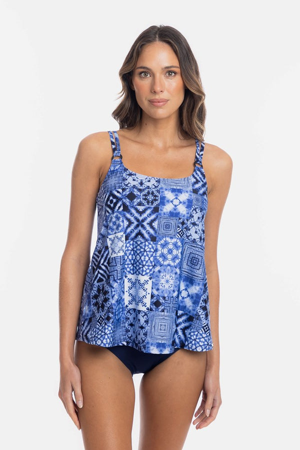 Oahu Tankini A-Line Chlorine Resistant Top