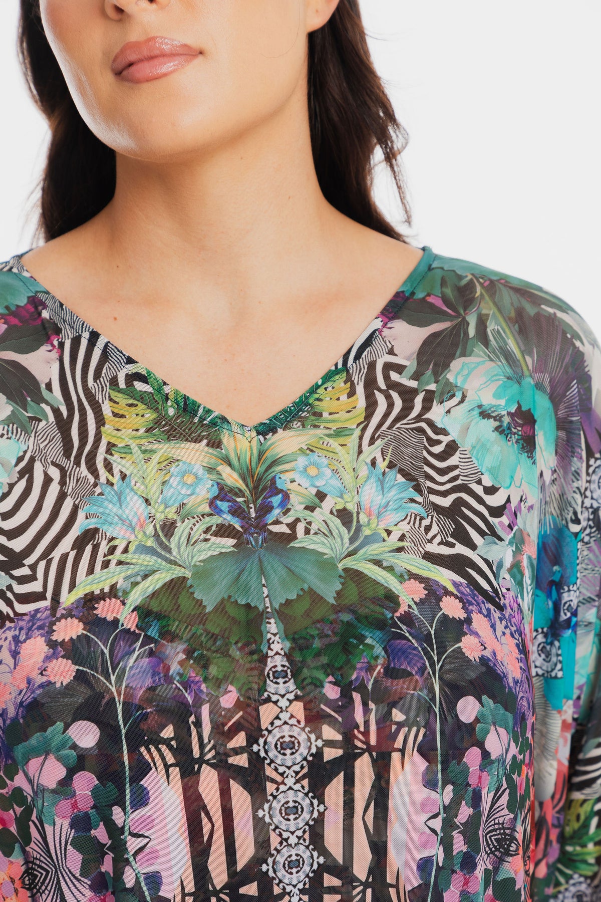 Gaia Mesh Kaftan