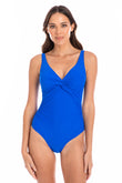 Cobalt Twist One Piece Swimsuit
