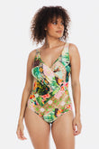 Fiji Surplice One Piece Swimsuit