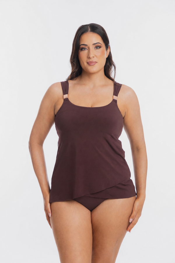 Sherry Tankini Overlay Set