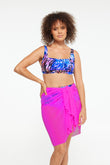 Hot Pink Mesh Sarong Pareo