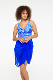 Cobalt Mesh Sarong Pareo