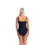 Textured Ombre Bandeau - Navy - TOGS Swimwear